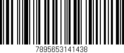 Código de barras (EAN, GTIN, SKU, ISBN): '7895653141438'