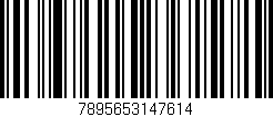 Código de barras (EAN, GTIN, SKU, ISBN): '7895653147614'