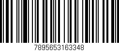 Código de barras (EAN, GTIN, SKU, ISBN): '7895653163348'