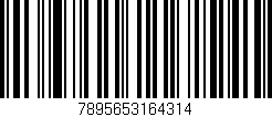 Código de barras (EAN, GTIN, SKU, ISBN): '7895653164314'