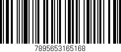Código de barras (EAN, GTIN, SKU, ISBN): '7895653165168'