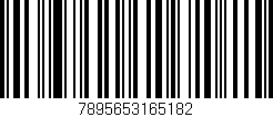 Código de barras (EAN, GTIN, SKU, ISBN): '7895653165182'