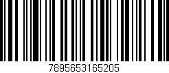 Código de barras (EAN, GTIN, SKU, ISBN): '7895653165205'