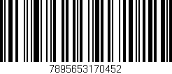 Código de barras (EAN, GTIN, SKU, ISBN): '7895653170452'