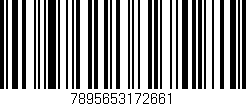 Código de barras (EAN, GTIN, SKU, ISBN): '7895653172661'