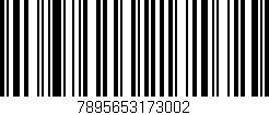 Código de barras (EAN, GTIN, SKU, ISBN): '7895653173002'