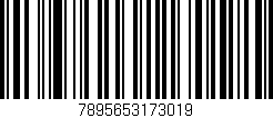 Código de barras (EAN, GTIN, SKU, ISBN): '7895653173019'