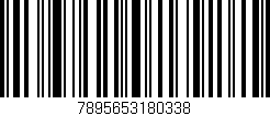 Código de barras (EAN, GTIN, SKU, ISBN): '7895653180338'