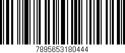 Código de barras (EAN, GTIN, SKU, ISBN): '7895653180444'
