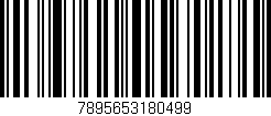 Código de barras (EAN, GTIN, SKU, ISBN): '7895653180499'