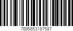 Código de barras (EAN, GTIN, SKU, ISBN): '7895653187597'