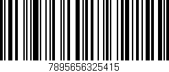 Código de barras (EAN, GTIN, SKU, ISBN): '7895656325415'