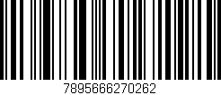 Código de barras (EAN, GTIN, SKU, ISBN): '7895666270262'
