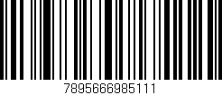 Código de barras (EAN, GTIN, SKU, ISBN): '7895666985111'
