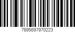Código de barras (EAN, GTIN, SKU, ISBN): '7895697970223'