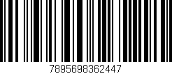 Código de barras (EAN, GTIN, SKU, ISBN): '7895698362447'