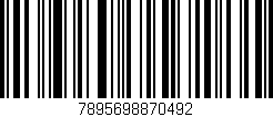 Código de barras (EAN, GTIN, SKU, ISBN): '7895698870492'