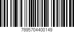 Código de barras (EAN, GTIN, SKU, ISBN): '7895704400149'