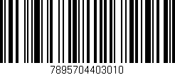 Código de barras (EAN, GTIN, SKU, ISBN): '7895704403010'