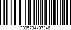 Código de barras (EAN, GTIN, SKU, ISBN): '7895704407346'