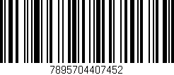 Código de barras (EAN, GTIN, SKU, ISBN): '7895704407452'