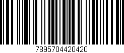 Código de barras (EAN, GTIN, SKU, ISBN): '7895704420420'