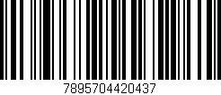 Código de barras (EAN, GTIN, SKU, ISBN): '7895704420437'