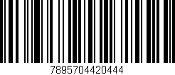Código de barras (EAN, GTIN, SKU, ISBN): '7895704420444'