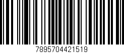 Código de barras (EAN, GTIN, SKU, ISBN): '7895704421519'