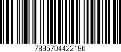 Código de barras (EAN, GTIN, SKU, ISBN): '7895704422196'
