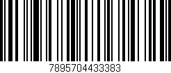 Código de barras (EAN, GTIN, SKU, ISBN): '7895704433383'