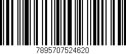 Código de barras (EAN, GTIN, SKU, ISBN): '7895707524620'