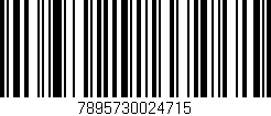 Código de barras (EAN, GTIN, SKU, ISBN): '7895730024715'