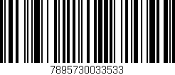 Código de barras (EAN, GTIN, SKU, ISBN): '7895730033533'