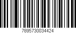 Código de barras (EAN, GTIN, SKU, ISBN): '7895730034424'