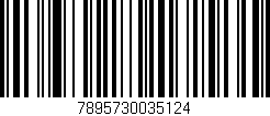 Código de barras (EAN, GTIN, SKU, ISBN): '7895730035124'