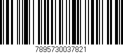Código de barras (EAN, GTIN, SKU, ISBN): '7895730037821'