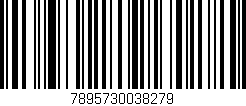 Código de barras (EAN, GTIN, SKU, ISBN): '7895730038279'