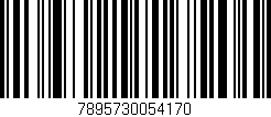 Código de barras (EAN, GTIN, SKU, ISBN): '7895730054170'