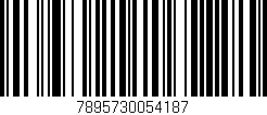 Código de barras (EAN, GTIN, SKU, ISBN): '7895730054187'
