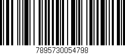 Código de barras (EAN, GTIN, SKU, ISBN): '7895730054798'