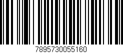 Código de barras (EAN, GTIN, SKU, ISBN): '7895730055160'