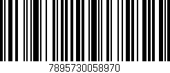 Código de barras (EAN, GTIN, SKU, ISBN): '7895730058970'