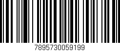 Código de barras (EAN, GTIN, SKU, ISBN): '7895730059199'