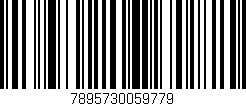 Código de barras (EAN, GTIN, SKU, ISBN): '7895730059779'