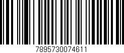 Código de barras (EAN, GTIN, SKU, ISBN): '7895730074611'