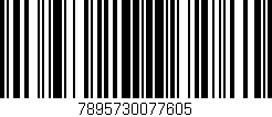 Código de barras (EAN, GTIN, SKU, ISBN): '7895730077605'