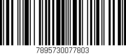 Código de barras (EAN, GTIN, SKU, ISBN): '7895730077803'