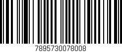 Código de barras (EAN, GTIN, SKU, ISBN): '7895730078008'