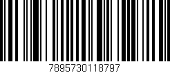 Código de barras (EAN, GTIN, SKU, ISBN): '7895730118797'
